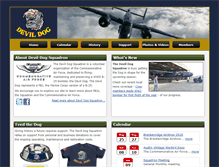 Tablet Screenshot of devildogsquadron.com